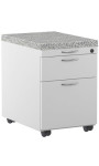 Great Openings cushion top mobile pedestal file cabinet