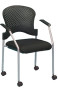 Eurotech Breeze guest chair stack chair with casters FS8270
