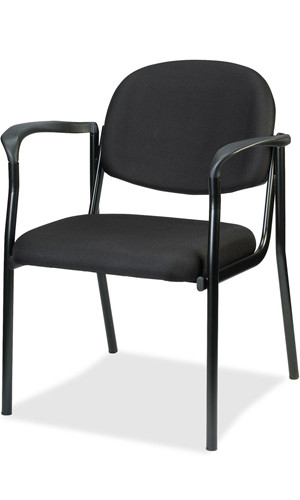 Eurotech Dakota Black Fabric Side Chair black frame 8011-AT33