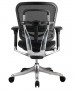 Eurotech Ergo Elite Mid-Back Modern Ergonomic Black Mesh Desk Chair Back View ME5ERGLTLOW-N15