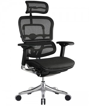 Eurotech ErgoElite High-Back Black Mesh Modern Desk Chair ME22ERGLT-N15