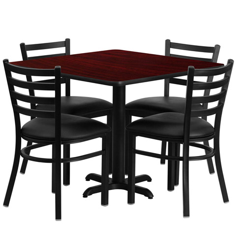 Cafeteria Breakroom Square Dining Table Sets Restaurant Tables Chairs - Black Square Dining Table And Chairs Cafeteria Breakroom Square Dining Table Sets Restaurant Tables Chairs - Black Square Dining Table And Chairs