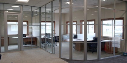 movable wall system, floor coverings, private office desking, lounge open area