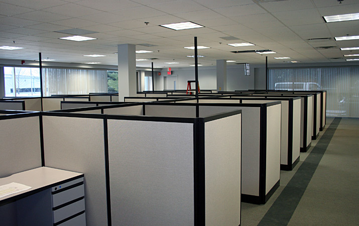 Corporate Offices Compatico Systems Furniture Cluster Workstations Installation