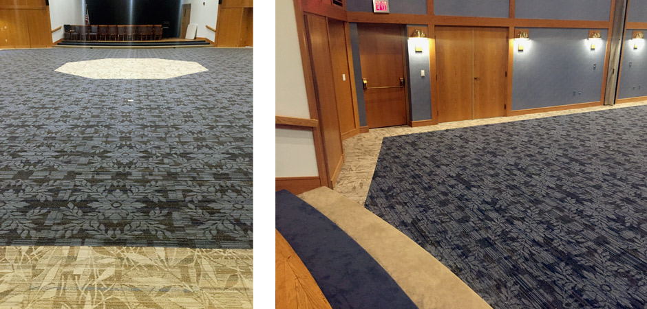 Interface flooring carpet tile installation image