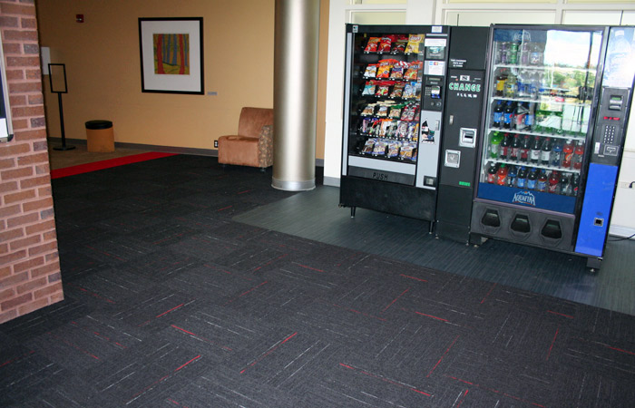 VCT Flooring and Carpet Tile Installation at University Student Lounge