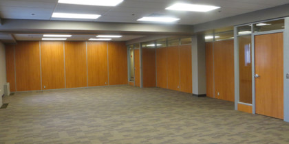 Raised flooring and demountable walls by Office One